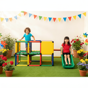 Scivolo in <span class=keywords><strong>PVC</strong></span> <span class=keywords><strong>per</strong></span> Asili Nido, Uso Domestico e Parchi Trampolino - Educativo, Capacità Sotto i 100kg - Product Image 4