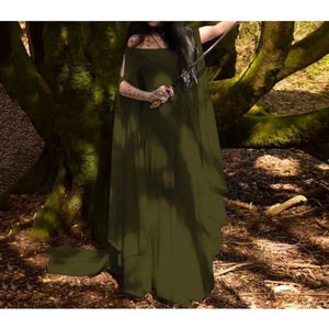 Vestido Medieval de Hada para <span class=keywords><strong>Mujer</strong></span>, Vestido Bohemio Gitano Tribal, Tallas S-5XL, <span class=keywords><strong>Disfraz</strong></span> Medieval de Cosplay - Product Image 3
