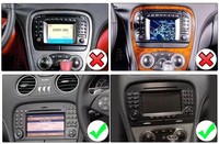 Sistema de Radio de coche Android Carplay para Mercedes SL R230 SL350 SL500 SL55 SL600 SL65 2001-2012 10,1 pulgadas reproductor de coche ESTÉREO