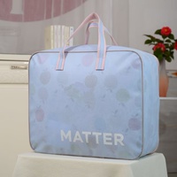 Sac personnalisé à poignée en PVC durable et écologique pour produits ménagers pour drap de lit et emballage et transport de jouets