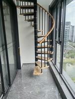 Escalier en spirale sur mesure, escalier personnalisable pour maison, balcon, grenier, certifié CE