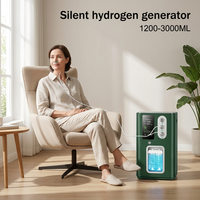 Mesin Air Hidrogen 1800ml Teknologi SPE PEM Membran Dupont N117 Operasi Senyap Generator Air Kaya Hidrogen untuk Rumah
