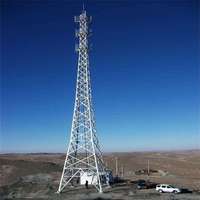 Fon — émetteur et récepteur de signal wi-fi en métal, 4 jambes, Pylon en acier, 5km, treillis angulaire, micro-ondes, Support sans fil, tour de Radio
