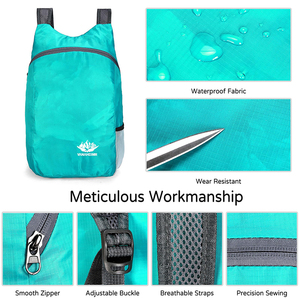 Sac à dos de randonnée léger et imperméable, sac de voyage pliable de 20l pour femmes et hommes, Camping, cyclisme, escalade, Sports de plein air - Product Image 4