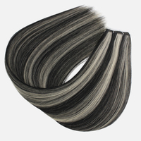 Extensions de cheveux de qualité supérieure, extrêmement invisibles, nouvelles, à trame plate, trame Genius, double trame, cheveux vierges européens Remy d'origine