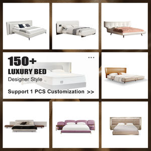 Modern Gestoffeerd Platformbed Met Verlengd Hoofdeinde En Zwevende Nachtkastjes | Luxe Minimalistisch Ontwerp - Product Image 5