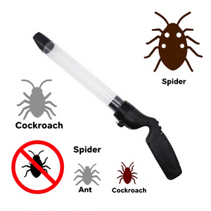 Hot Bán Hút Điện Fly Bẫy Xách Tay <span class=keywords><strong>Bug</strong></span> <span class=keywords><strong>Zapper</strong></span> LED Ánh Sáng Spider Không Thấm Chân Không Mở Rộng Ống Côn Trùng Catcher - Product Image 5