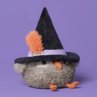 Collection Porte-clés en peluche Halloween Style Jellyca, motifs Vampire, Aubergine, Citrouille, Ours, en coton PP avec base lestée, anti-stress, cadeau