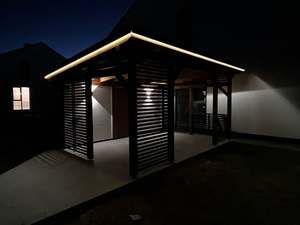 Tùy chỉnh không thấm nước cơ giới nhôm vườn gazebo tán gắn louver mở mái che cơ giới pergola gazebo - Product Image 6