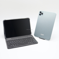 Nouvelle tablette 2-en-1 Android 15 de 10,1 pouces avec écran capacitif, processeur MTK, 64 Go de mémoire, batterie 5000 mAh, Wi-Fi et clavier, idéale pour usage professionnel