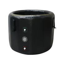Bain de glace gonflable portable baignoire SPA récupération de remise en forme thérapie par plongée froide accessoire de dosette de bain récupération de remise en forme baril de glace