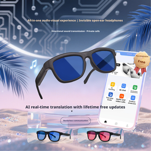 Gafas de Sol Inteligentes con Pantalla Táctil Electrónica, Montura Completa, Lentes Fotocromáticas Azules, Asistente de IA, Protección UV, Uso en Exteriores, Unisex, Adulto - Product Image 5