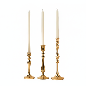 Modern Minimalist Gold Luxury Candle Holder Metal <b>Pillar</b> Stand for Wedding Decorative Candlesticks Candle Lighting - Product Image 1