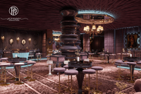 Luxe Disco Bar Design Discothèque Section VIP Sièges Meubles Dance Club Lounge Canapé et Booth à vendre