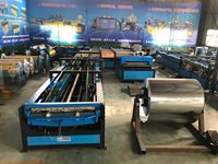 Mesin Pembuat Saluran Udara Otomatis 5 Jalur Harga Pabrik, Memberikan Produksi Saluran HVAC yang Hemat Biaya untuk Penggunaan Produksi Industri