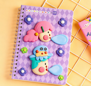 Cahier à spirales ligné écologique avec logo personnalisé pour les étudiants, fournitures pour les études académiques et la révision des examens - Product Image 1