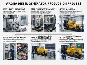 <span class=keywords><strong>Wagna</strong></span> 2000kW 2500kVA Offener Typ 3-Phasen 50Hz Hochleistungs-Stromerzeuger mit ABB-Schutzschalter, Kupferkühler, 400V/230V, 24V DC Start für Bauwesen - Product Image 4