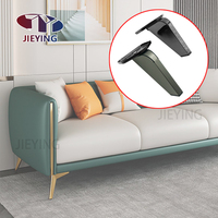 Jieying Hardware Accessories Pieds en plastique directs d'usine pour meubles de canapé Pieds de meubles d'armoire de table de bureau en plastique