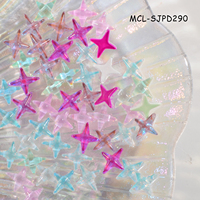 MCL nouveau à la mode 3d Nail art breloques bijoux pour ongles étoile à quatre branches accessoires pour ongles