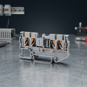 Bloc de jonction traversant Phoenix PT 2.5-QUATTRO, type enfichable, conducteur 1-5 AWG, 1-10 contacts, compatible 3209578 DIN - Product Image 2