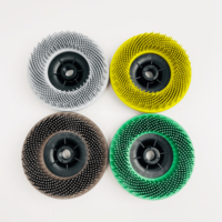 Disque abrasif en alumine céramique haute dureté de 4,5 pouces de diamètre, à poils de 3/4, 12000 tr/min, pour l'élimination des revêtements grossiers sur grandes surfaces
