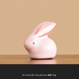 MSH Ru เตาเผาน้ำมันหมูเคลือบผงขนาดเล็ก Ru กระต่ายน้อยเซรามิกชาเครื่องประดับสัตว์เลี้ยง - Product Image 6