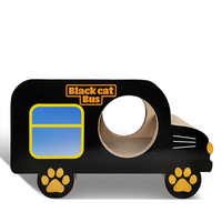 Carton en forme de voiture personnalisé griffoir pour chat maison papier durable griffoir tour pour chats