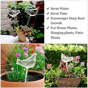 Boules d'arrosage automatiques pour plantes, dispositif d'arrosage en forme d'oiseau, système d'irrigation goutte à goutte pour les plantes de jardin et les fleurs à domicile - Product Image 5