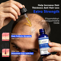 Serum Penumbuh Rambut OEM 50ml 2% Kopyrrol Ekstrak Jahe Keratin Matrixyl Peptida Biotin untuk Akar Rambut Lemah dan Rambut Tipis, Pasokan Grosir