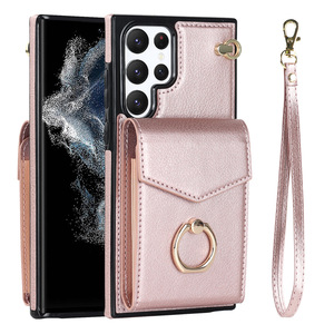 Per samsung s24 s23 s22 s21 s20 ultra plus note 20 <span class=keywords><strong>a71</strong></span> <span class=keywords><strong>cover</strong></span> posteriore di lusso custodia a portafoglio in pelle per le donne ragazze - Product Image 3