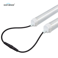 IP65 tahan air spektrum penuh T12 LED terintegrasi tumbuh tabung cahaya 4ft LM301H EVO untuk rumah kaca stroberi hidroponik