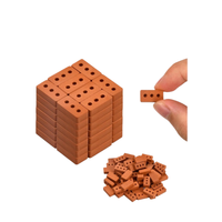 Ladrillos en Miniatura para Micropaisajes, Modelo de Construcción de Simulación para Estudiantes, Bloques de Construcción de Ladrillos en Miniatura