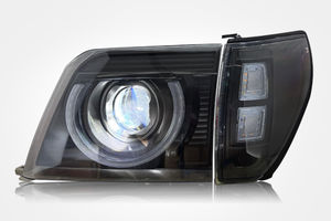 ไฟหน้า LED เต็มรูปแบบ พร้อมไฟมุมและไฟหลัก สำหรับรถยนต์แลนด์ครุยเซอร์ ปราโด FJ90 LC90 ปี 1996-2003 ไฟหน้าทดแทน - Product Image 4