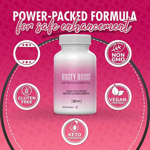 Pastillas OEM Booty Boost para Aumentar Glúteos, Logra Glúteos Más Voluminosos, Totalmente Naturales con Saw Palmetto y Fenogreco, 60 Cápsulas - Product Image 2