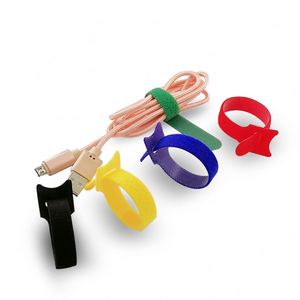 Cinta Organizadora de Cables de Nylon Ecológica de Doble Cara Duradera con Cierre de Gancho y Bucle Autoadhesivo - Product Image 3