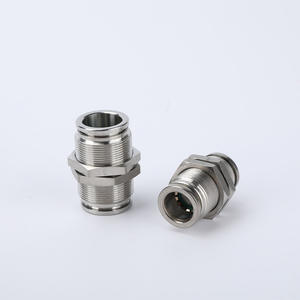 ข้อต่อลมแบบ PM Series พร้อมแผ่นเชื่อมต่อเร็ว แบ่งส่วนด้วยสแตนเลส ปลอกทองแดงทั้งหมด ชนิดข้อต่อลม - Product Image 5