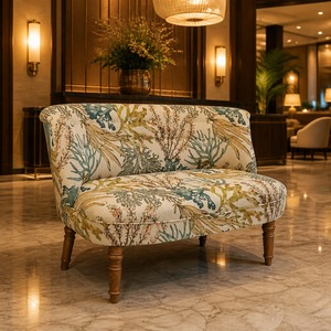 Space Saving Patchwork <strong>Sofa</strong> Two Seater Compact <strong>120cm</strong> Quilted Loveseat Tufted Couch Wholesale - Product Image 3