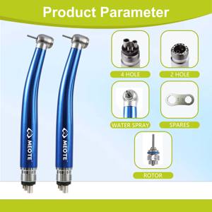 Kit manipolo dentale ad alta velocità stile n-sk pulsante turbina ad aria set di manipoli a 2 fori/4 fori per unità dentale - Product Image 3