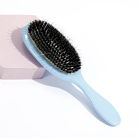 Logo personnalisé coussin d'air ABS Nylon poils de sanglier peigne de massage cheveux lisses moelleux ovale airbag brosse
