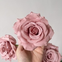 Rose artificielle OEM en diamant, aspect soie, tige de rose artificielle en vrac, fourniture florale, rose artificielle pour centre de table de mariage, décoration d'événements