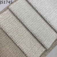 Tissu d'ameublement uni en velours chenille tricoté warp de luxe, 100 % polyester, poids moyen, pour canapé et décoration intérieure