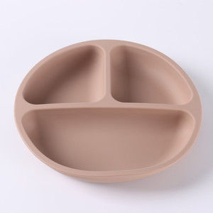 Ensemble de vaisselle pour enfants en silicone, assiette compartimentée, bol à collation pour l'apprentissage alimentaire, produits pour enfants - Product Image 3