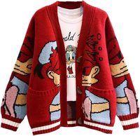 Pull tricoté jacquard chaud et tendance pour homme, style streetwear décontracté, hip-hop gothique, Harajuku, OEM & ODM