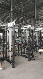 Nouvelle arrivée, rack multifonctionnel commercial - <span class=keywords><strong>Cage</strong></span> de <span class=keywords><strong>musculation</strong></span> robuste pour squats, développé couché et tractions, rack multifonctionnel - Product Image 4
