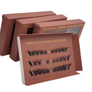 PBT Lash Trays 3D 5D Handmade 12 Rows Individual <b>Cluster</b> Eyelash Extensions for DIY Use - Product Image 4