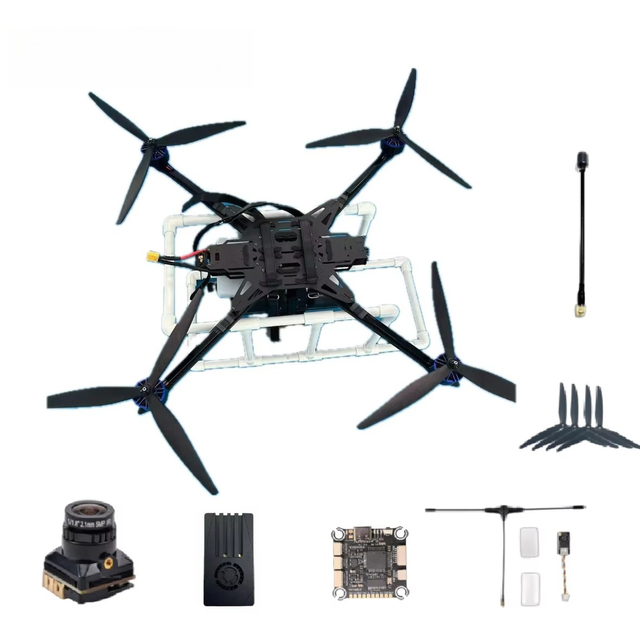 High-Speed 18 Inch FPV Drone with 8-20kg Heavy Payload 40Min Empty-Cargo Flight Time