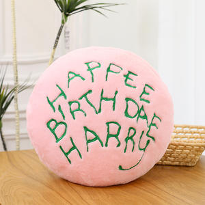 Peluche Hibou <span class=keywords><strong>Hedwig</strong></span> Mignonne de 15 Pouces, Coussin de Lit, Anti-Stress, Cadeau d'Anniversaire, en Tissu Coton Lavé PP - Product Image 5