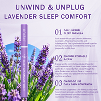Stylo diffuseur d'extraits de plantes SEFUDUN pour le sommeil, diffuseur d'arômes pour Ashwagandha, apaisement, relaxation, soutien au sommeil, cigarette, mélatonine