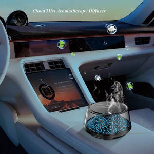 Nuovo <span class=keywords><strong>Diffusore</strong></span> di Aromi per Auto Portatile in Plastica da 10ml con Illuminazione LED, Effetto Vulcano e Nuvola, Decorativo per Esterni - Product Image 5