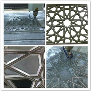 Décoration architecturale personnalisée en alliage d'aluminium creux gravé et thermolaqué avec services de découpe et de soudage - Product Image 6